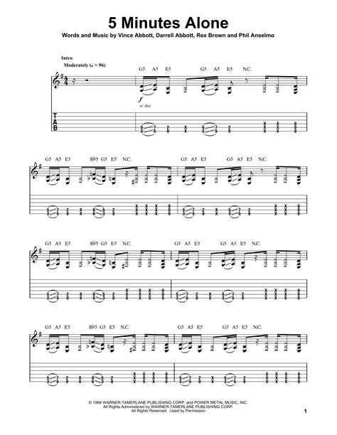 Pantera Chords & Tabs